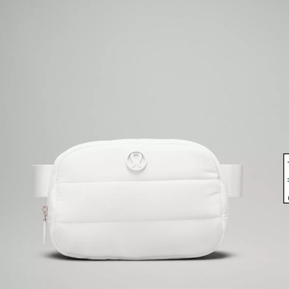 NWT Lululemon Wunder Puff Everywhere Belt Bag | White | 1L - Picture 2 of 9